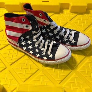 Converse American flag size 6 shoes